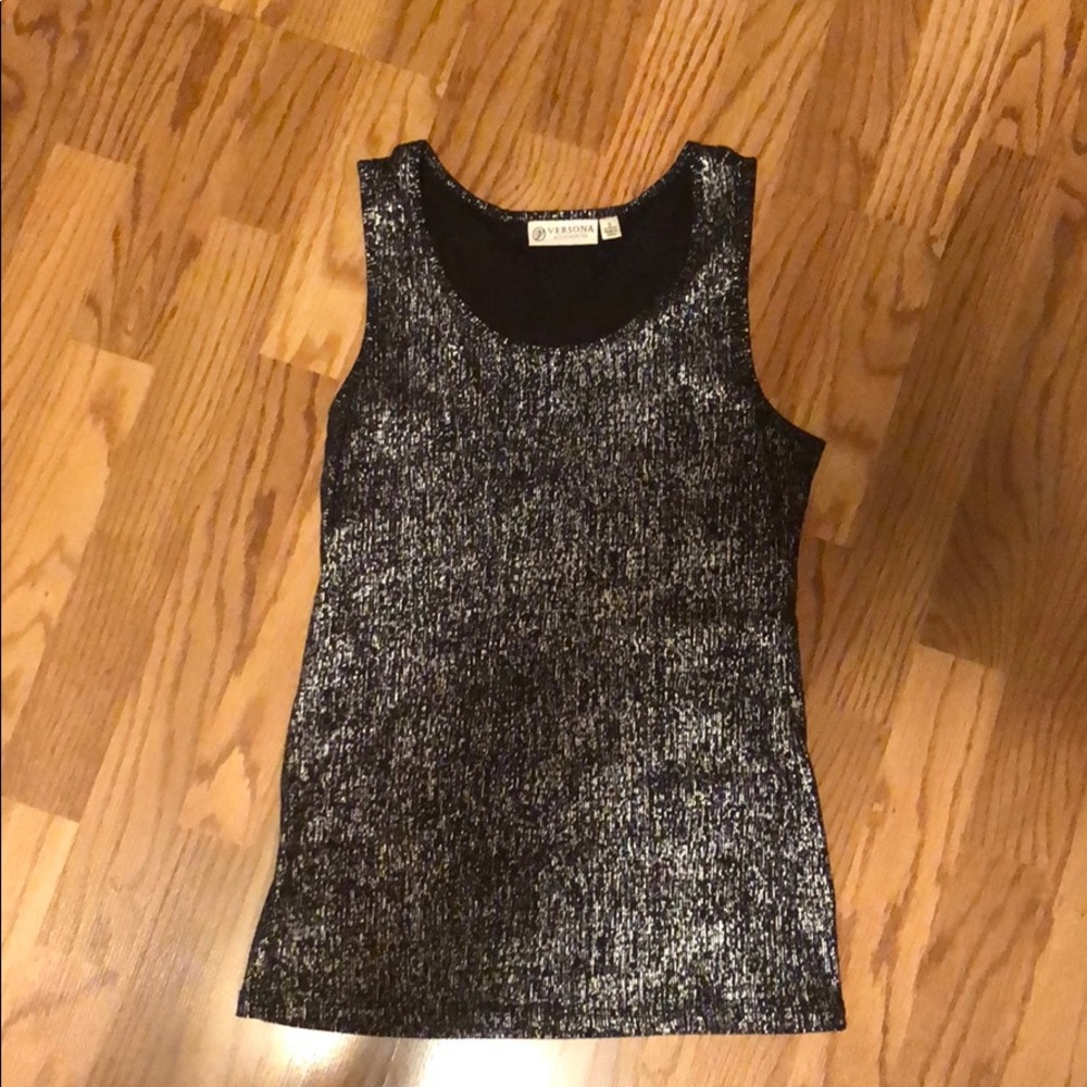 Black tank top